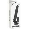 Basecock - Vibrateur Réaliste Télécommande Noir 21 Cm -O- 4 Cm
